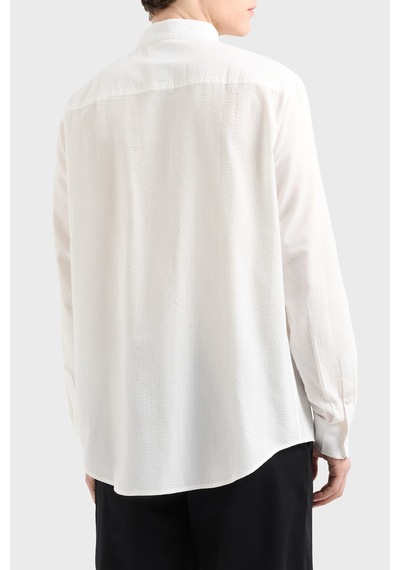 Armani Exchange Erkek Gömlek Xm000429 Af13141 U0009 Beyaz Beyaz