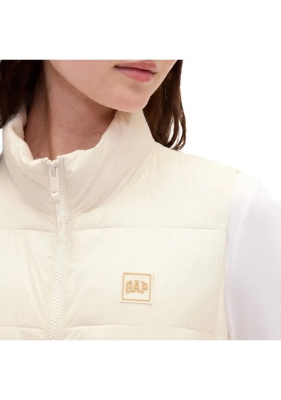 Gap 791282004 V-frch Logo Lw Puffer Vest Kadın Yelek Krem