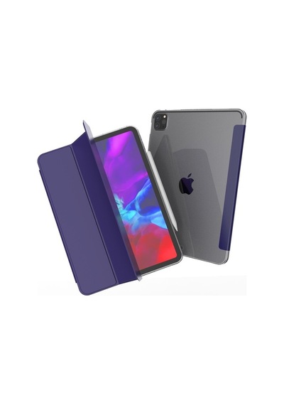 Apple Uyumlu iPad Pro 12.9 5. Nesil 2021 Kılıf Pu Deri Smart Standlı Cas