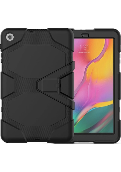 Newface Samsung Galaxy Uyumlu T510 Tab A 10.1 Kılıf Griffin Tablet Kapak Semeglbl - 96 - Siyah