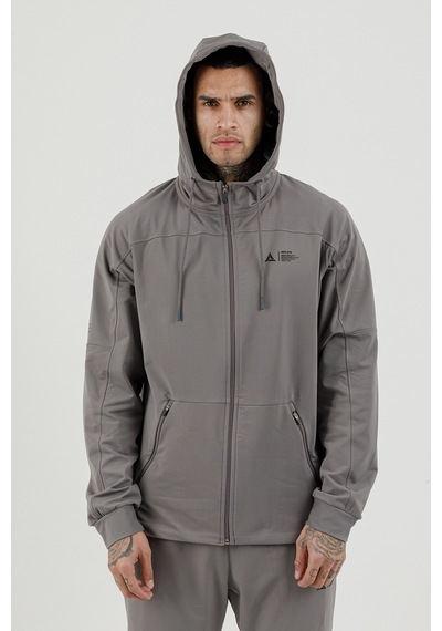 Airlife Sportswear Tam Boy Fermuarlı Erkek Kapüşonlu Eşofman Takımı Gri