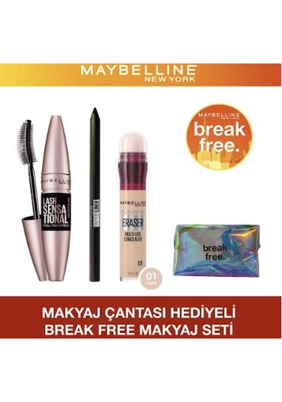 Maybelline New York Break Free Özel Makyaj Seti