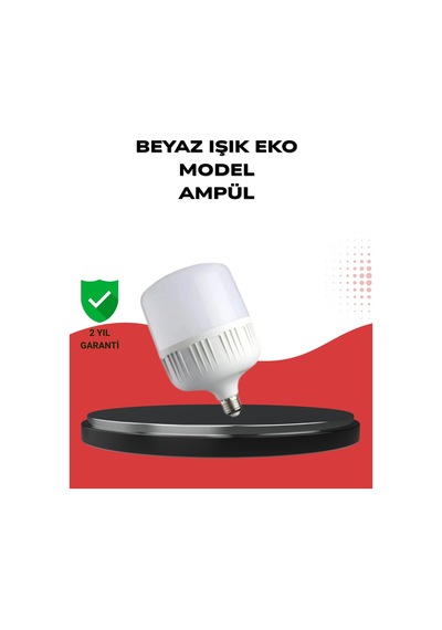 Enerji Tasarruflu Şarjlı Led Ampul 30w Beyaz Işık Mh-hs3909-5020