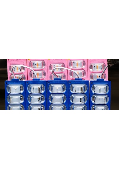 Yeni Nesil Modül Geniş(Yan)Açılı Güçlü Led Işık 3’Lü 12V (5 Adet)