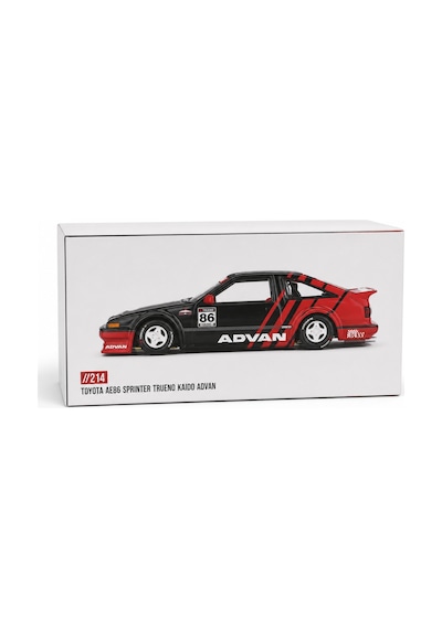 Model Araç Kaidohouse 1/64 Ae86 Sprinter Trueno Kaido Advan