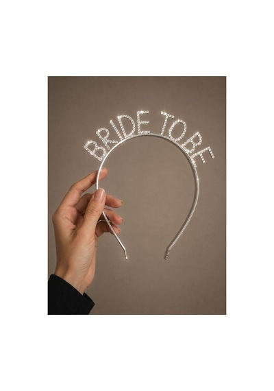 Bride To Be Gümüş Renk Taşlı Bekarlığa Veda Tacı - 889142952 Diğer