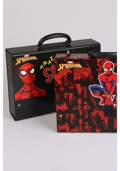 X Dekomus Lisanslı Hero Strike Collection Spiderman Saplı Çanta Tekli Altın