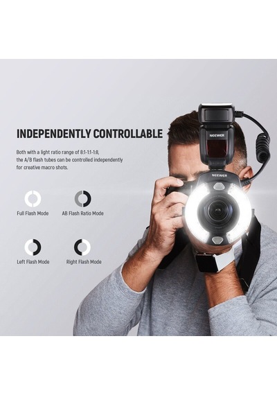 Neewer Rf1-c 76w Makro Ring Flaş