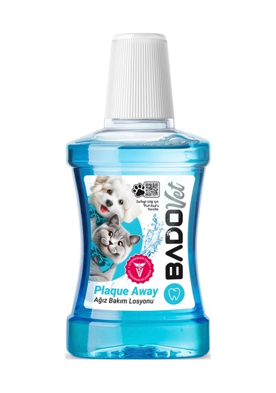 Bado Plaque Away Kedi Ve Köpekler İçin Ağız Bakım Losyonu 250 Ml