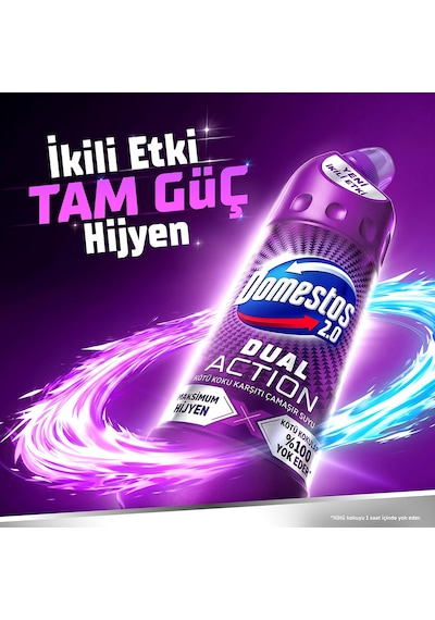 Domestos Dual Action Kötü Koku Karşıtı Çamaşır Suyu 750 Ml X3 Diğer