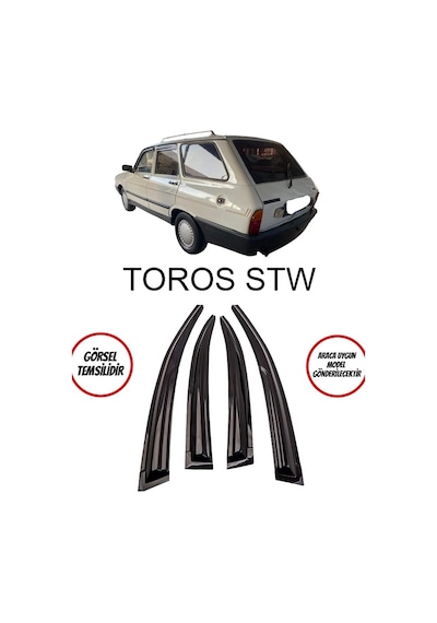 Renault 12 Toros Stw Cam Rüzgarlığı 4lü