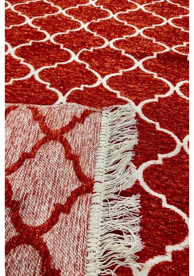 Kilim Paspas Çok Amaçlı Halı Makinede Yıkanabilir Toz Yapmaz Kiremit