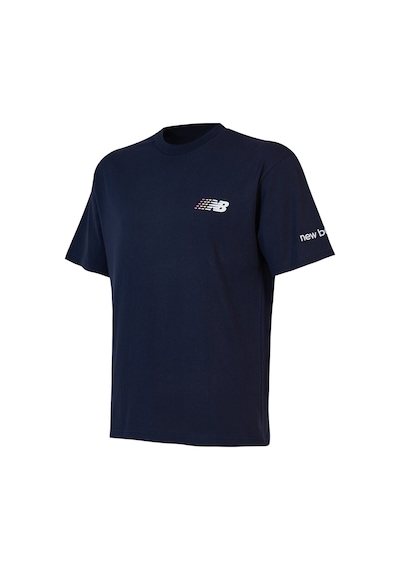 New Balance Nb Lifestyle Erkek T-shirt Mnt1644-avı Lacivert