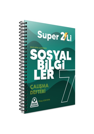 7. Sınıf Süper İkili Sosyal Bilgiler Seti Örnek Akademi