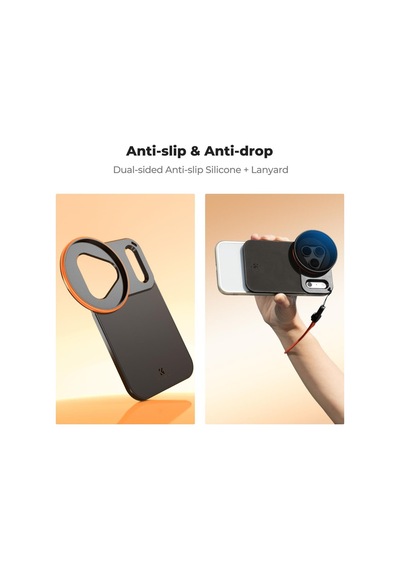İphone 17 Pro Max Uyumlu Değişken Ayarlanabilir Nd2-32 Filtre + Manyetik Filtre Montaj Adaptörü
