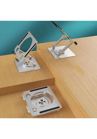 Ermer Metal Tablet Standı 360 Derece Dönebilen Açı Ve Yükseklik Ayarlı Alüminyum Stant