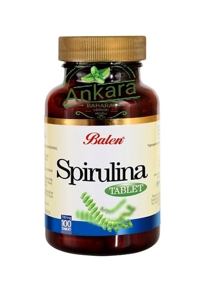 2 Adet Spirulina Tablet - Balen - 200 Adet - Yosun Hapı