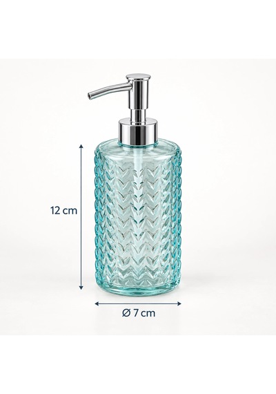2'li Cam Sıvı Sabunluk Seti - 400 Ml Çok Renkli