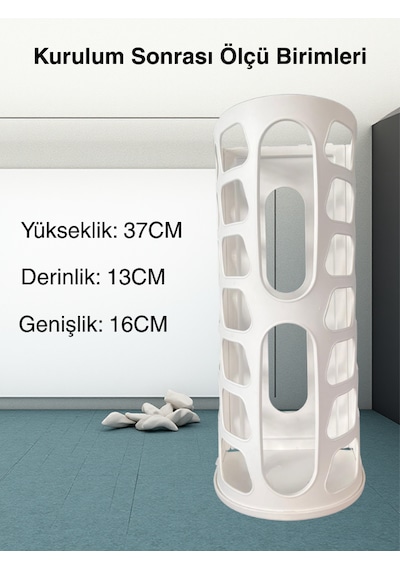 Poşetlik, Poşet Saklama Ve Düzenleme Kutusu Organizeri, Yapışkanlı/askı Aparatlı Beyaz