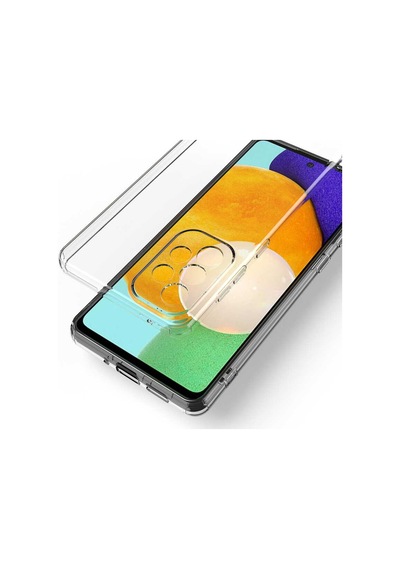 Zore Galaxy Uyumlu A73 Kılıf Kamera Korumalı Süper Silikon Kapak - Renksiz Renksiz