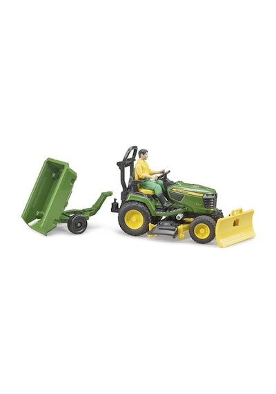Bruder John Deere Çim Biçme Traktörü Ve Bahçıvan Br62104