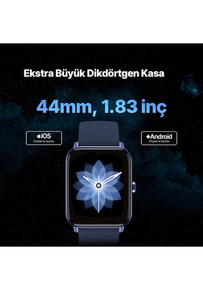 Tempus 2S13WV1 44 Mm Dikdörtgen Kasa Akıllı Saat