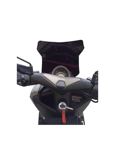 GP Kompozit Yamaha NMAX 125 / 155 2015-2020 Uyumlu Spor Ön Cam Siyah 54 cm