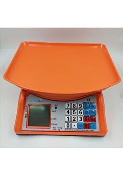 Plt Power Scale Acs-805 40 KG Eloktironik Terazi Turuncu