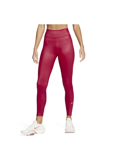 Nike Dri-fıt One Shine Tights Dd5439-614 Kadın Spor Tayt Fuşya