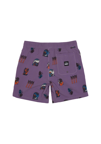 Bıllabong Billabong Turn The Tide Layback Erkek Mor Volley Short 909- Çok Renkli