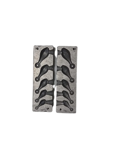 Armut Kurşun Kalıbı Olta Kurşunu Dökme Kalıbı - 30gr/50gr/75gr/100gr/150gr, Olta Seti, Oltakurşun Kalıp Armut Model