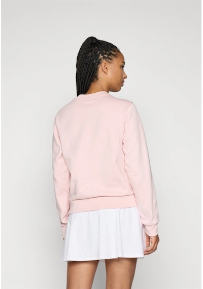 Lacoste Kadın Regular Fit Bisiklet Yaka Sweatshirt Pembe Pudra