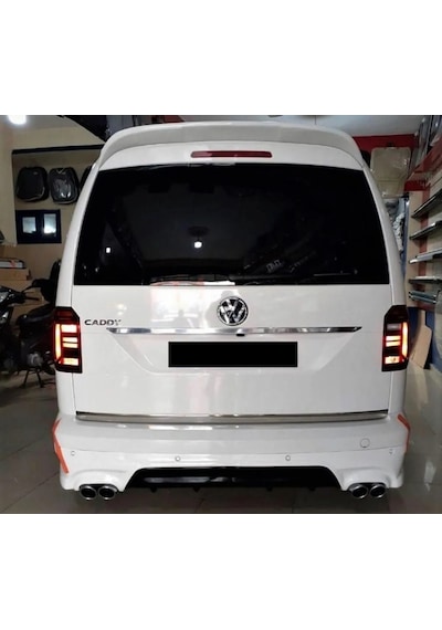 Volkswagen Caddy 2016 Ve Üstü Arka Tampon Eki Boyasız