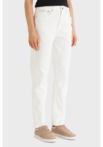 Calvin Klein Bayan Kot Pantolon Lv047f703g Asn Beyaz