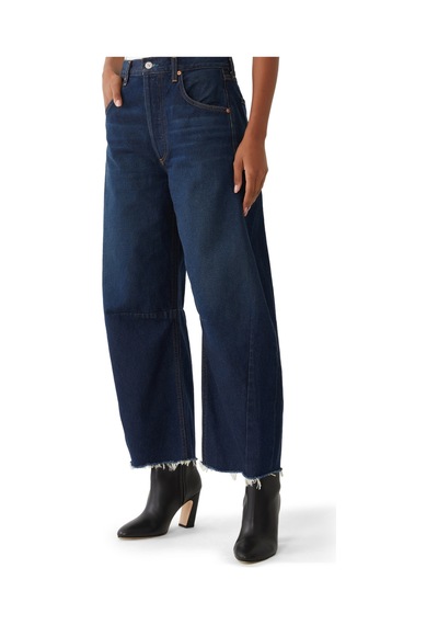 Hunman Citizens Of Humanity Retro Tarzı Geniş Paça Kot Pantolon Koyu Mavi 31