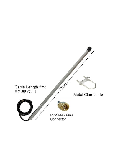 Rak Wireless 6 dBi 868 MHz Fiber Omni Anten