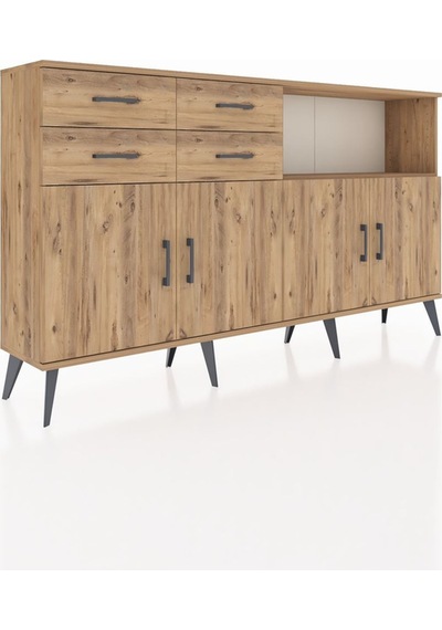 Arges Konsol 4 Raflı 4 Çekmeceli 4 Kapaklı 176x30x99 Çam-çam Atlas Çam - Atlas Çam Arges Konsol 4 Raflı 4 Çekmeceli 4 Kapaklı 176x30x99 Çam-çam Atlas Çam - Atlas Çam