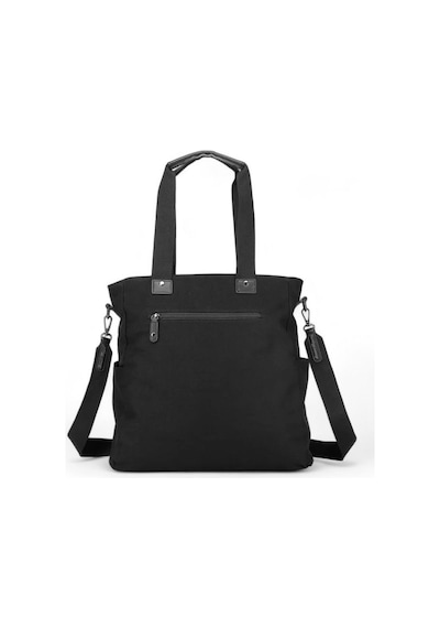Smart Bags Kanvas Siyah Kadın Omuz Çantası Smb1309 001