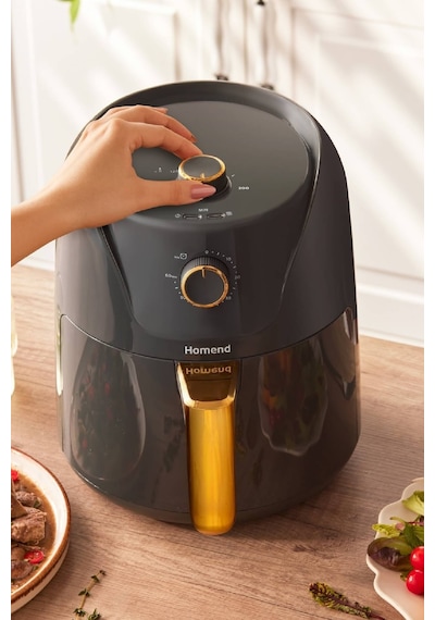 Homend Airfryday 2505h 8 Farklı Programlı, Yağsız fritöz 4.3 Litre Airfryer