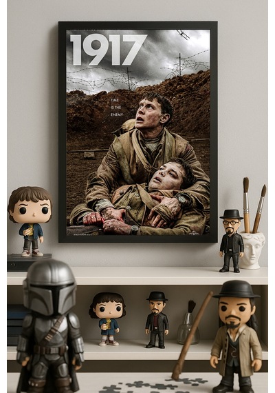 1922 Siyah Ahşap Çerçeveli Poster, Dekoratif Film Duvar Tablosu