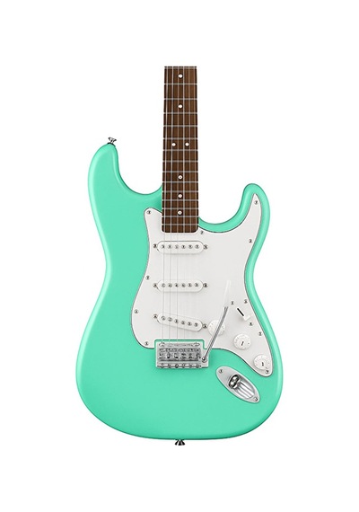 Squier 0379600549 Debut Stratocaster Elektro Gitar Sea Foam Green Deniz Köpüğü Yeşili Hafif Gövde Ve Rahat Çalım
