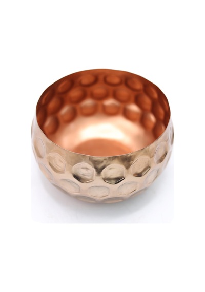 Cuivre Bronz Metal Saksı Orta Boy