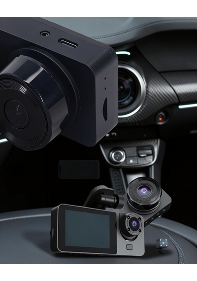 3 Kamereli Araç İçi Kamera Hareket Algılayıcı 1080p Uuczzzaraçiçikameraaaa6