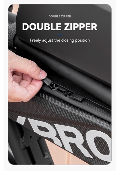Rockbros 4.5l Super73 Uyumlu Elektrikli Bisiklet Kadro Çantası Geniş Hacimli Çift Taraflı Reflektörlü Sert Kabuk Siyah