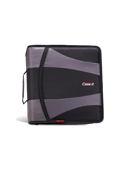 Case-it The Dual 2.0 Fermuarlı Bağlayıcı Sırt Çantası - İki 2 İnç D Halkalı - 5 Konu Dosya Klasörü - Çoklu