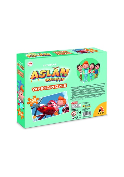 TRT Çocuk Aslan 100 'lü Puzzle