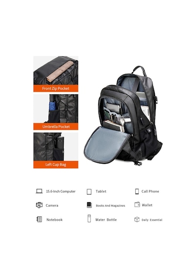 Arctic Hunter B00387 Turuncu Sırt Çantası Yeşil