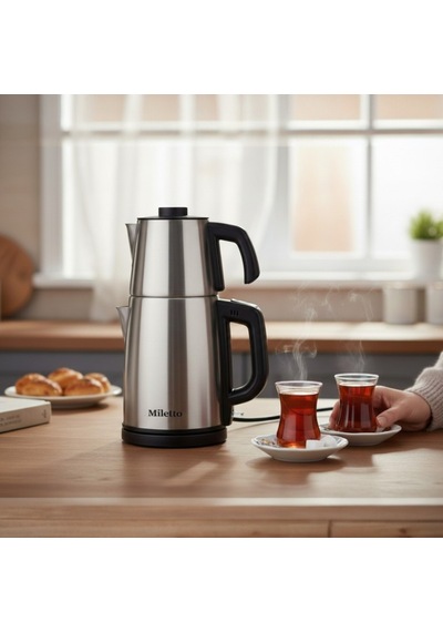 Miletto MT20G 1.7 L Gizli Rezistanslı Otomatik Çay Makinesi