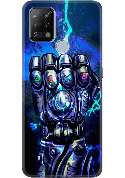 Oppo A74 Kılıf Desenli Thunder Play 1760