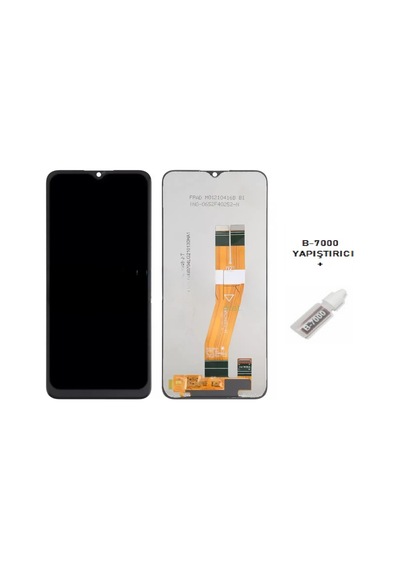 Samsung Uyumlu Galaxy A03s - Sm-a037 Lcd Ekran Dokunmatik Service Pack + Nano Ekran Koruyucu + B-7000